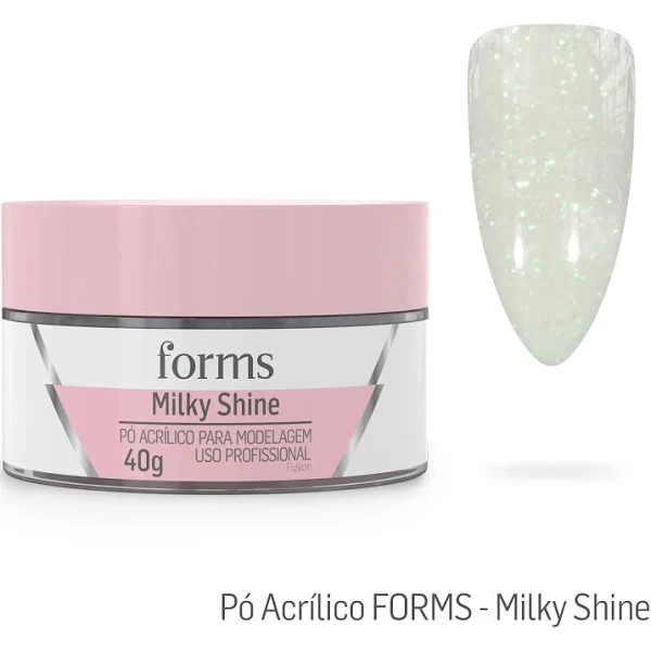 Pó Acrílico Para Modelagem Milky Shine – Forms