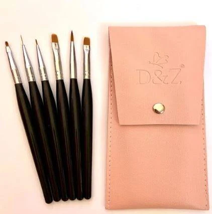 Kit 6 Pincéis com Estojo - D&Z