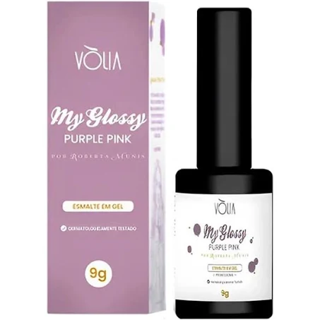 Esmalte em Gel My Glossy Purple Pink 9g Vólia