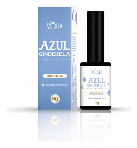 Esmalte em Gel Azul Cinderela 9g Vólia