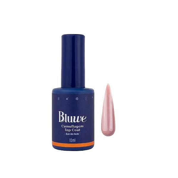 BLUWE TOP COAT CAMUFLAGEM QUERIDO NUDE 10ML