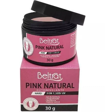 Gel Hard Pink Natural Autonivelante 30g Beltrat