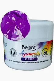 Gel Paint Aquarela 8g Purple (Roxo) Beltrat