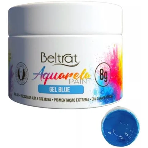 Gel Paint Aquarela 8g Azul Beltrat
