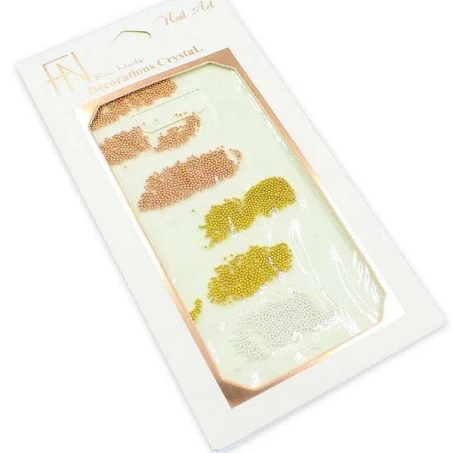 Cartela Caviar Mix Dourado/Bronze/Prata
