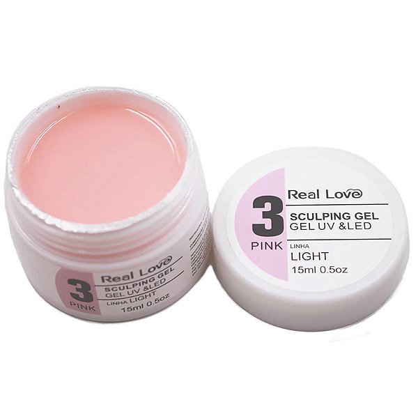 Gel Sculpting UV/LED Nº 03 Pink 15ml - Real Love
