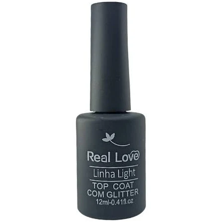 TOP COAT REAL LOVE COM GLITER 12ML
