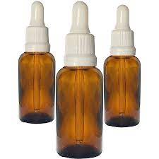 FRASCO VIDRO AMBAR 30ML CONTA GOTAS