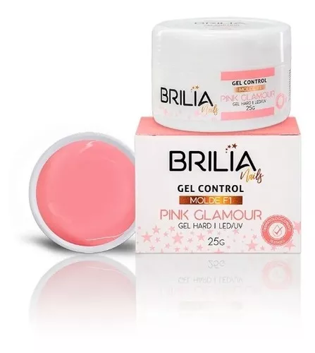 GEL CONTROL MOLDE F1 PINK GLAMOUR BRILIA