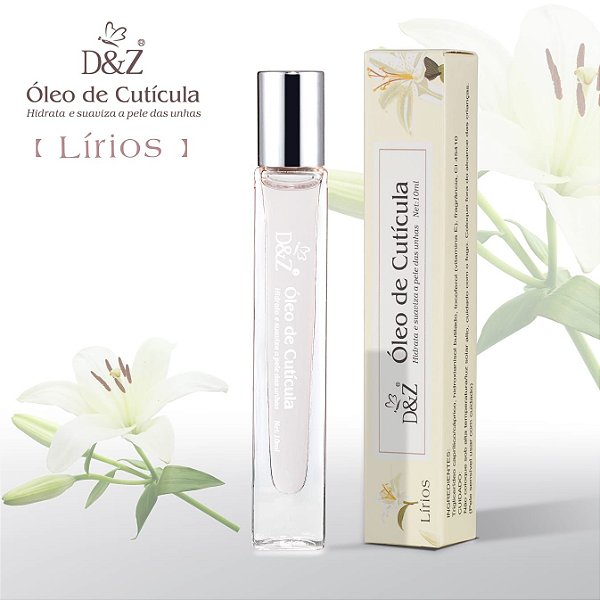 Oléo Hidratante de Cutículas Roll On Lírios D&Z