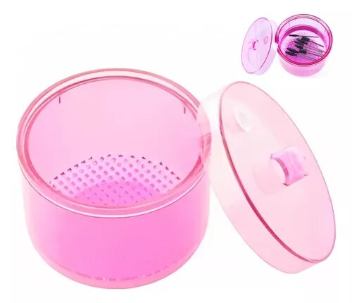 Pote P/ Higienização de Brocas Limpeza Nail Design Manicure
