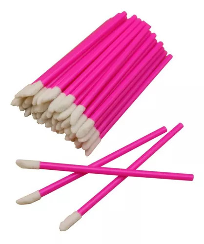 Pincel Aplicador Descartável Gloss - Limpeza c/ 50unidades