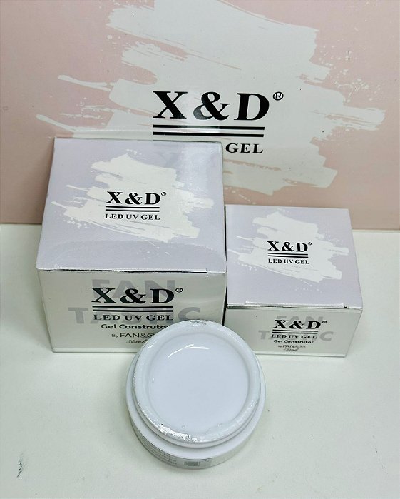 Gel Construtor White X&D Fan&Co 56g c/ ANVISA