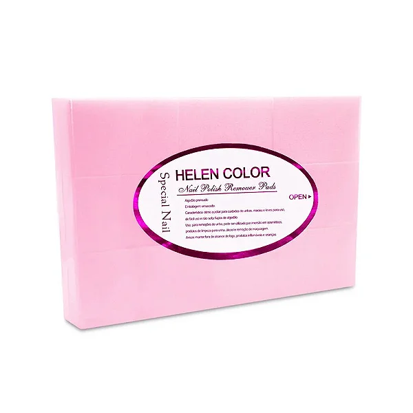 Algodão Prensado Rosa 1000Unidades Helen Color