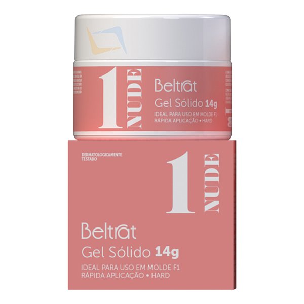 Gel Sólido para Molde F1 Nº 1 Nude 14g Beltrat
