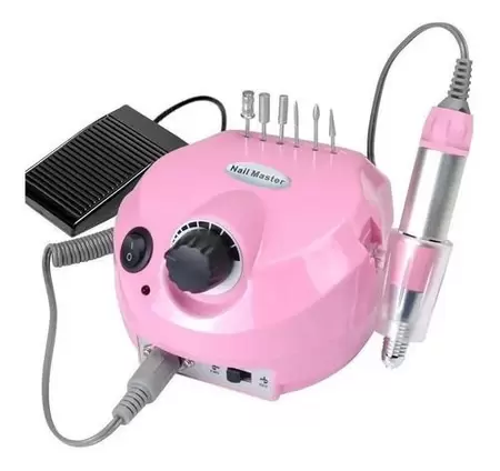 Motor Porquinho Nail Drill 35000RPM Bivolts Rosa