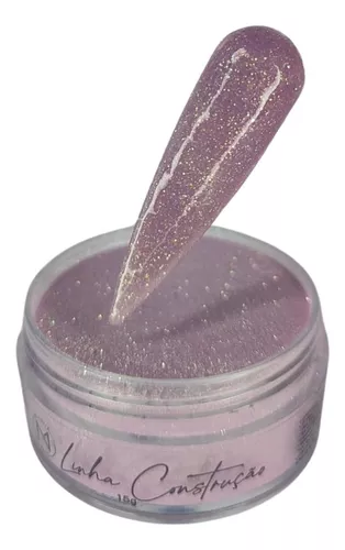 Pó Acrílico Linha Construção Blueberry Shine 15g Majestic Nails