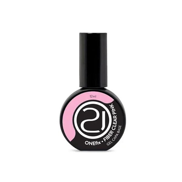 Capa Base OneFix Fiber Clear Pink 12m