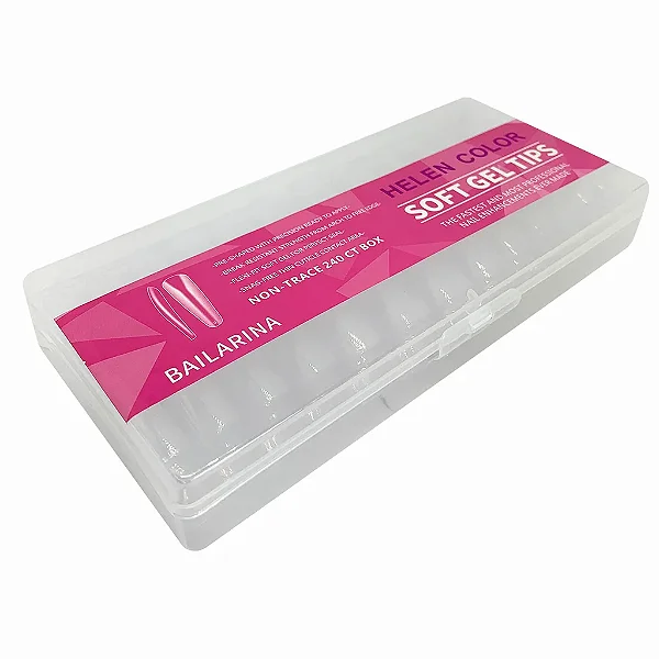 Soft Gel Tips Helen Color BAILARINA 240 unidades
