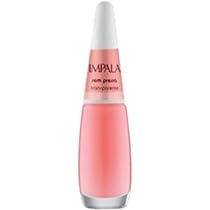 ESMALTE IMPALA A COR DA MODA TRANSPARENTE SEM PRESSA COMERCIAL