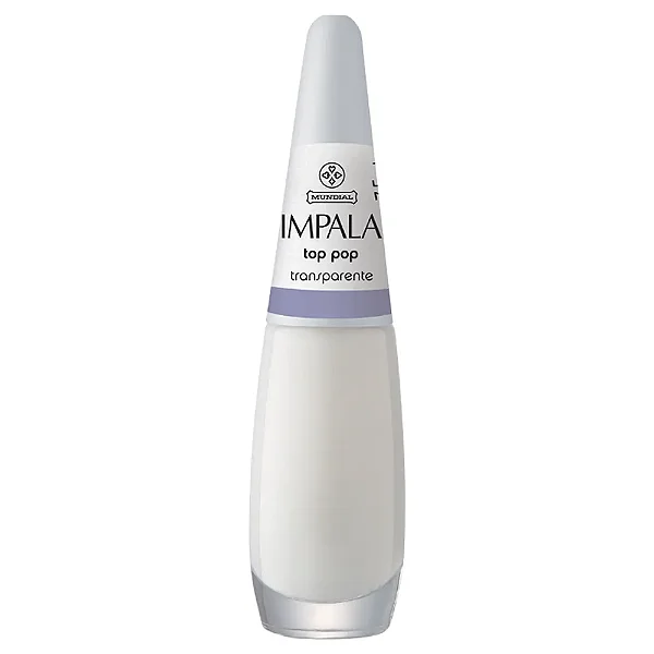ESMALTE IMPALA A COR DA MODA TRANSPARENTE TOP BLANC COMERCIAL