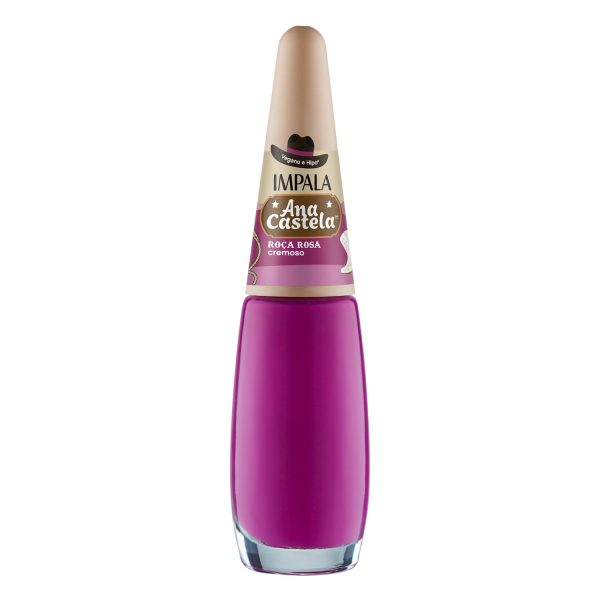 ESMALTE IMPALA ANA CASTELA CREMOSO ROCA ROSA COMERCIAL.