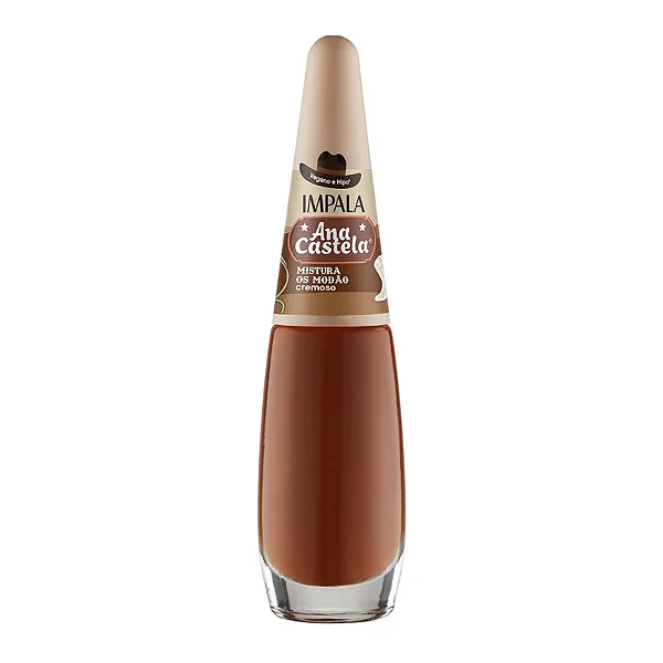 ESMALTE IMPALA ANA CASTELA CREMOSO MISTURA OS MODAO COMERCIAL.