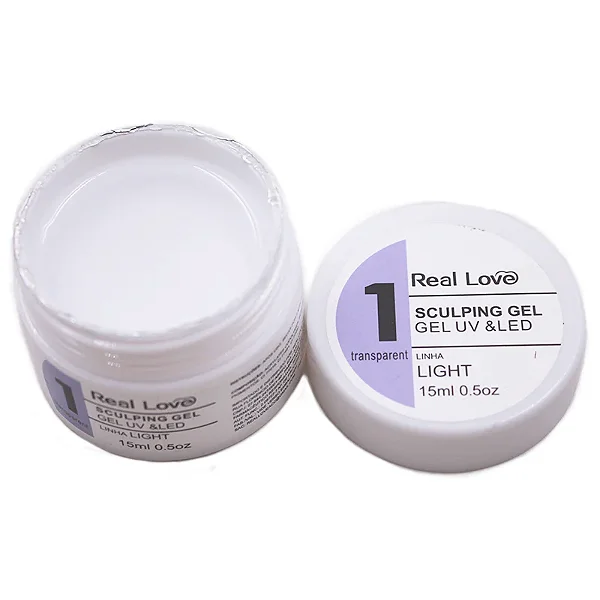 Gel Sculpting UV/LED Nº 01 Transparente 15ml - Real Love