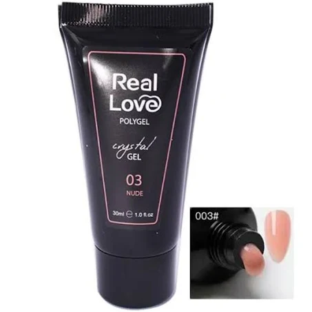Poly Gel Crystal 03 Nude 30ml Real Love