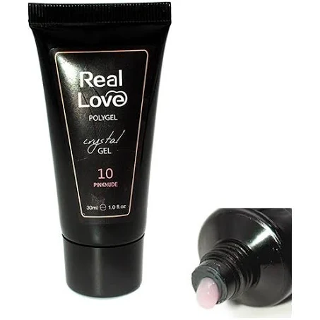 Poly Gel Crystal 10 Pink Nude 30ml Real Love