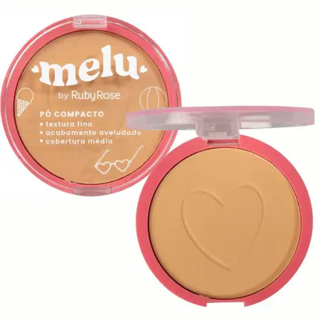 RR-853/3 MC60 PO FACIAL COMPACTO MELU RUBY ROSE