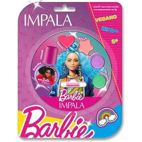 CJT 1 BARBIE - ESMALTE INFANTIL EXTRAORDINARIA 6ML + PALETA GIRL POWER