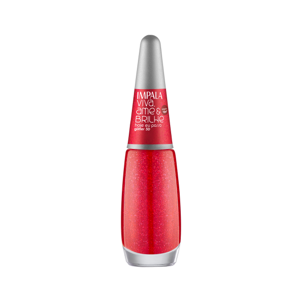ESMALTE IMPALA VIVA AME E BRILHE GLITTER HOJE EU POSSO COMERCIAL