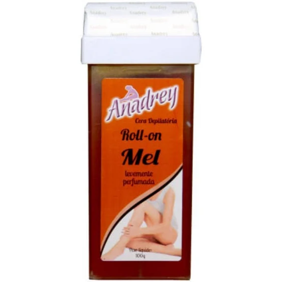 Cera Depilatória Anadrey Roll-on Mel 100g