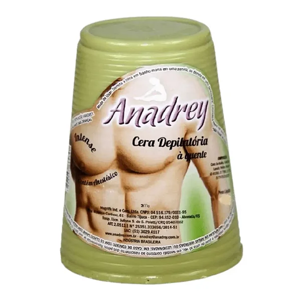 Cera Depilatória Quente Anadrey Intense – 200g Contém Anestésico
