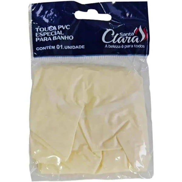 Touca PVC Amarelo Infantil Banho Santa Clara