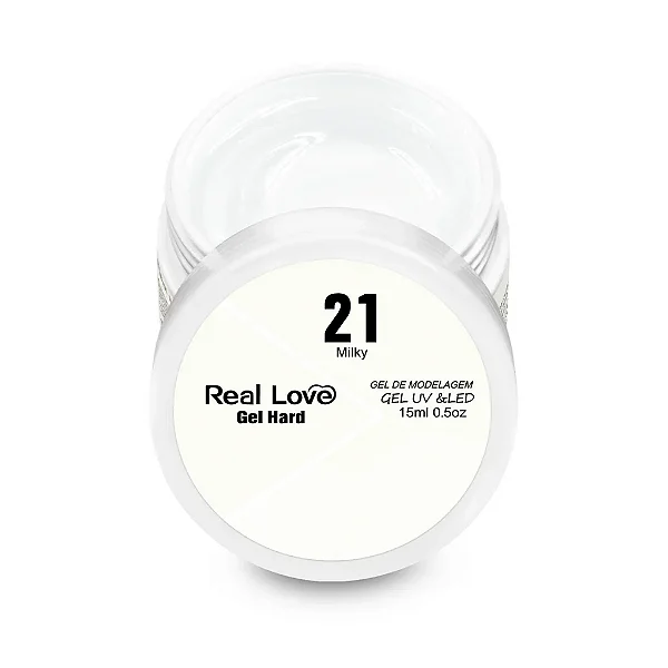 Gel Hard Para Modelagem N° 21 Milky Real Love Sculping
