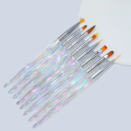 Kit Pincel 08 Unidades Cristal Real Love