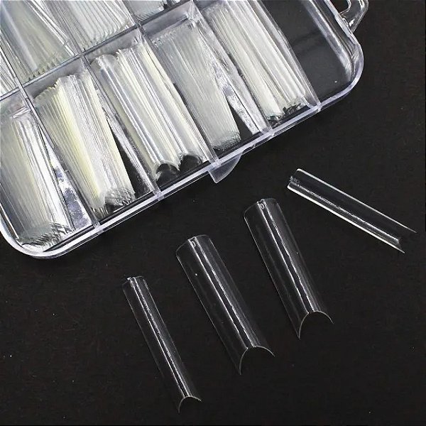 Tips Curvatura C 100unidades Transparente DAFU