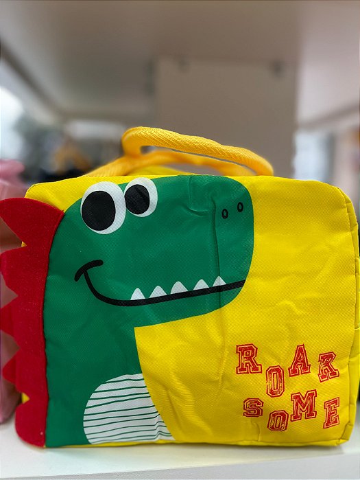 Bolsa Térmica Infantil Lancheira Viagem Animais