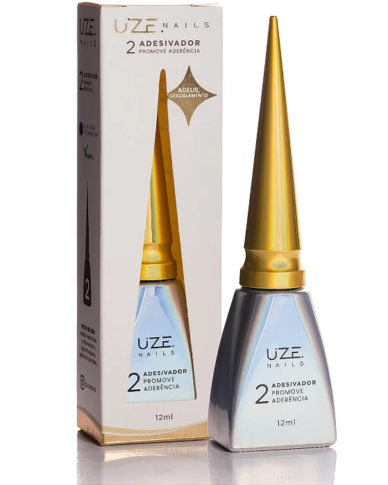 2 ADESIVADOR 12ML UZE NAILS