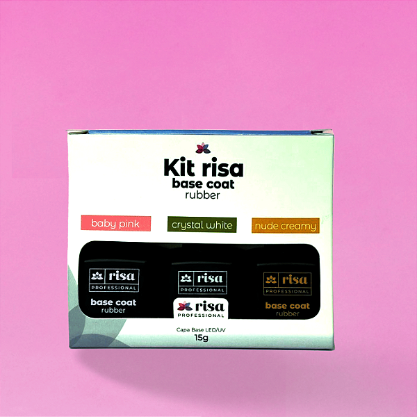 Kit 03 Unidades Base RUBBER Risa