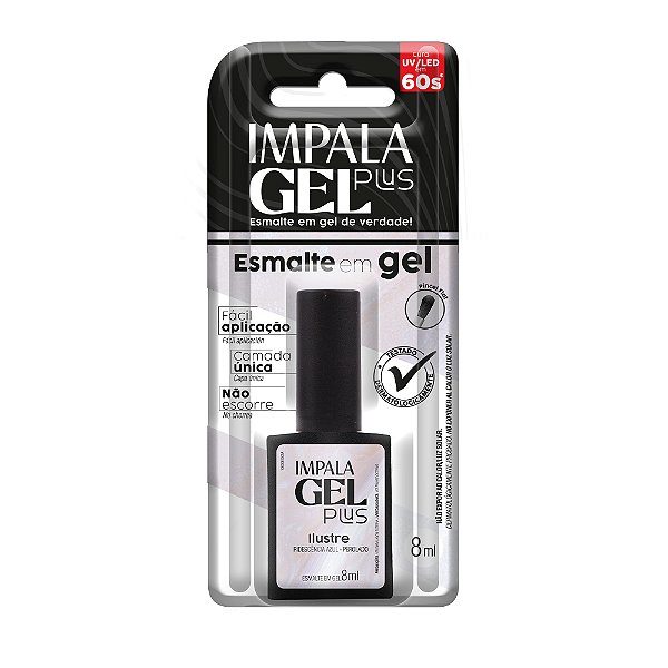 ESMALTE GEL - IMPALA GEL PLUS - PEROLADO - ILUSTRE BLISTER