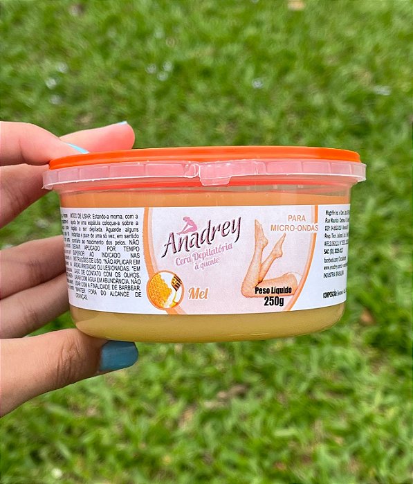 Cera Depilatória 250g para Microondas Mel Anadrey
