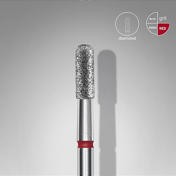 BROCA DIAMANTADA STALEKS PRO - VERMELHA - TIPO CILINDRO REDONDO - FA30R023-6.5