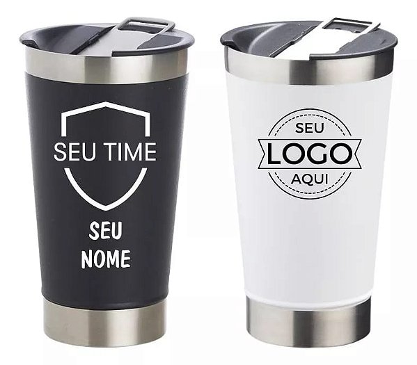 Copo Inox Térmico 500 ml (Gravações a Laser )
