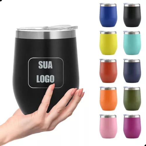 Copo Cuia Inox Térmica 360 ml ( gravação a Laser)