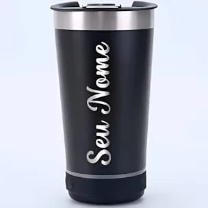 Copo Inox Térmico Musical (Gravação a Laser)