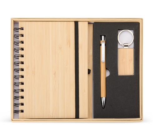 Kit Executivo Ecológico 3 Peças (Gravação a Laser)