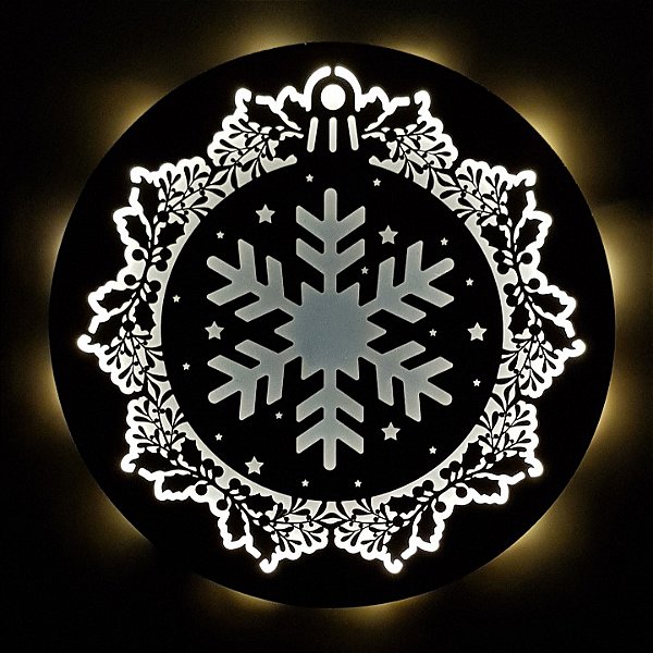 BOLA NATAL FLOCO NEVE